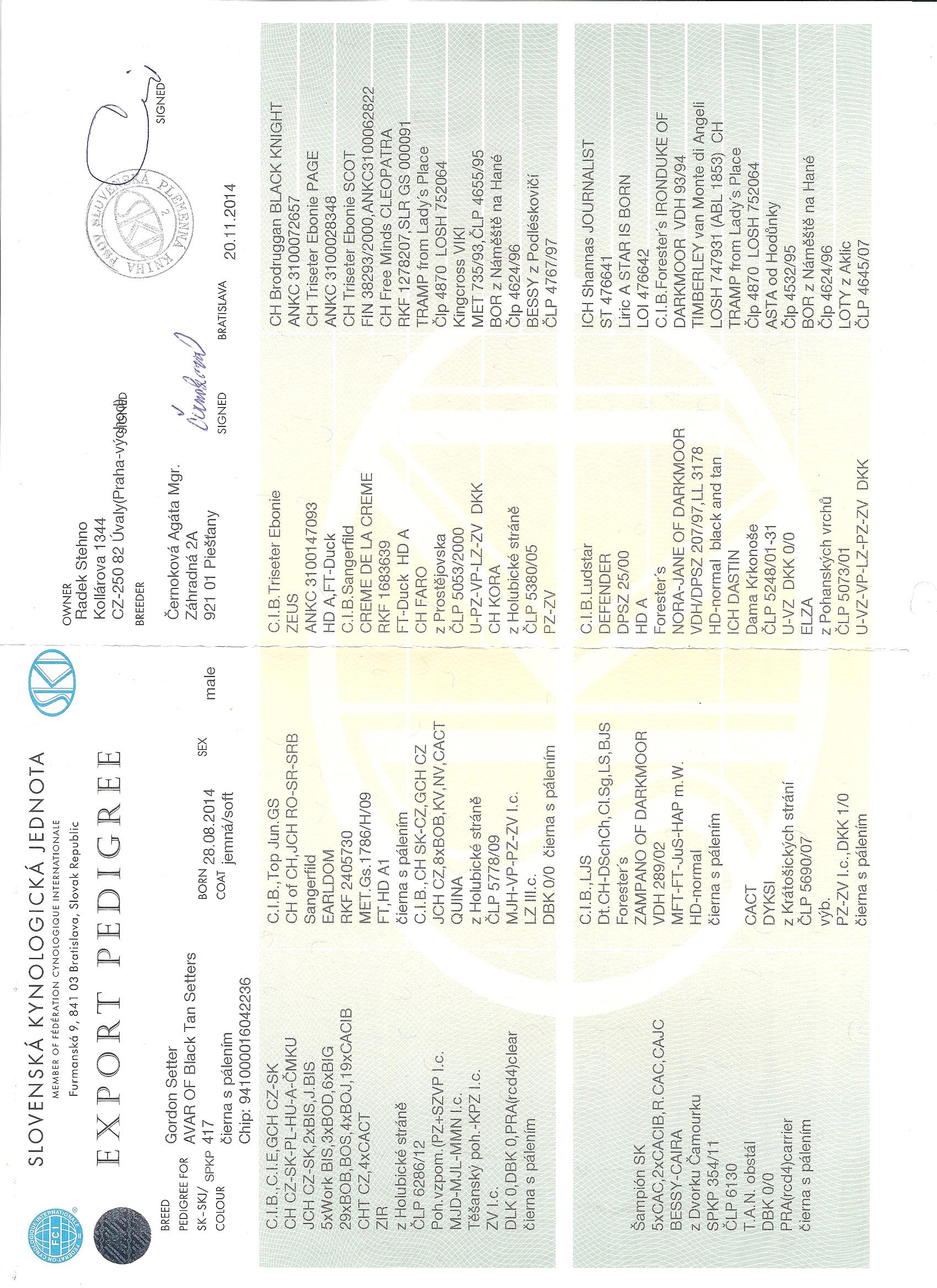 AVAR rodokmen 001